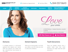 Tablet Screenshot of dentalservice.net