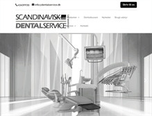 Tablet Screenshot of dentalservice.dk